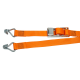 Over centre ratchet straps 3.6m 2000kg - Van Blue