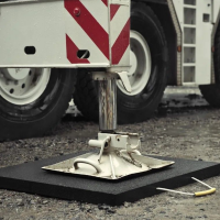 UHMW Polyethylene Crane Outrigger Pads 400 x 400 x 40mm