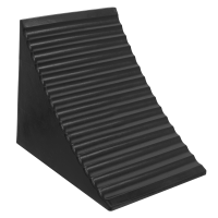 Heavy-Duty Rubber Wheel Chock - Pack Of 4