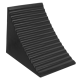 Heavy-Duty Rubber Wheel Chock - Pack Of 4