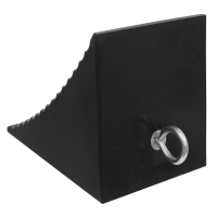 Heavy-Duty Rubber Wheel Chock - Pack Of 4