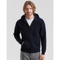Zip Through Hooded Sweatshirt