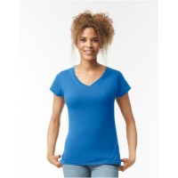 Ladies' Soft Style V-Neck T-Shirt