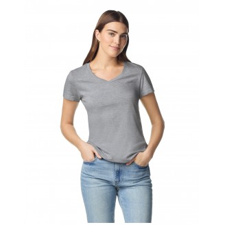 Ladies' Soft Style V-Neck T-Shirt