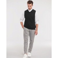 V-Neck Sleevless Knitted Pullover