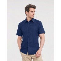Men's Short Sleeve Easy Care Tailored Oxford Shirt