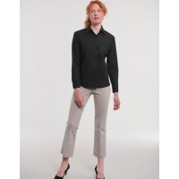 Ladies' Long Sleeve Polycotton Easy Care Poplin Shirt
