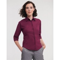 Ladies' 3/4 Sleeve Easy Care Fitted Shirt