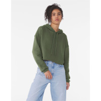 Bella+Canvas Womens Cropped Fleece Hoody
