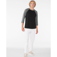 Canvas 3/4 Sleeve Baseball T-Shirt