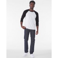 Canvas 3/4 Sleeve Baseball T-Shirt