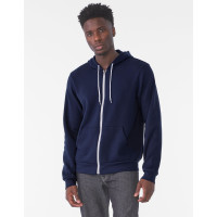 Unisex  Zip-up Polycotton Fleece Hoodie