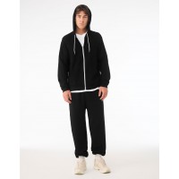 Unisex  Zip-up Polycotton Fleece Hoodie