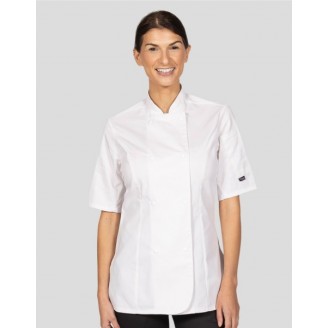 Dennys Ladies S/Sleeve Chefs Jacket