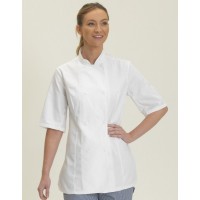Dennys Ladies S/Sleeve Chefs Jacket