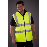 Hi-Vis Reversible Fleece Vest