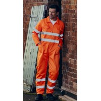 Hi-Vis Polycotton Coverall