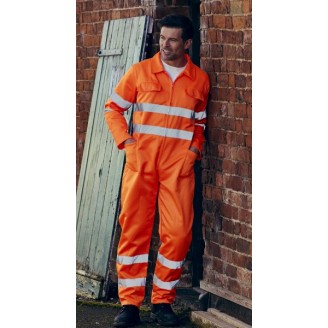 Hi-Vis Polycotton Coverall