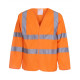 Hi-Vis Long Sleeve Waistcoat