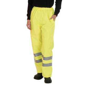 Hi-Vis Waterproof Contractor Trousers