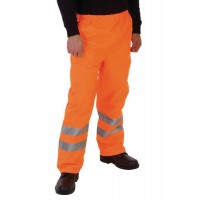 Hi-Vis Waterproof Contractors Trousers