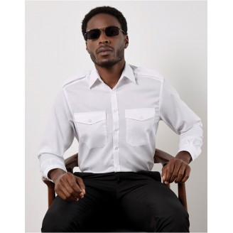 Kustom Kit Men's L/S Pilot Shirt