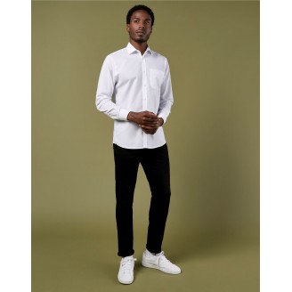 Kustom Kit Mens L/S Poplin Shirt