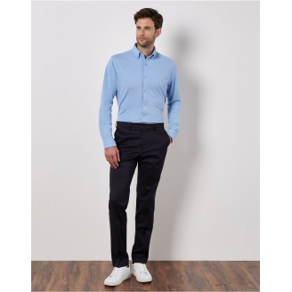 Tailored Fit Superwash 60 Pique Shirt (Long Sleeve)