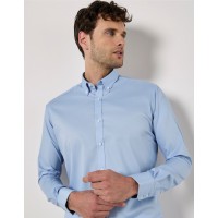 Kustom Kit Mens Stretch Oxford Shirt
