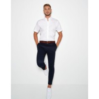 Men's Short Sleeve Tailored Fit Premium Oxford Shirt