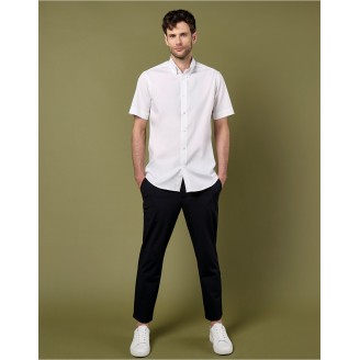 Men's Short Sleeve Tailored Fit Premium Oxford Shirt