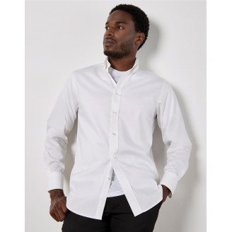 Men's Long Sleeve Tailored Fit Premium Oxford Shirt