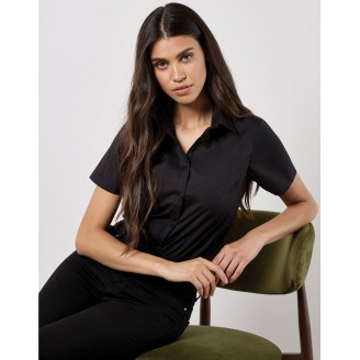 Kustom Kit Womens S/S Poplin Shirt