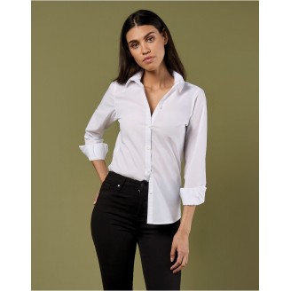 Kustom Kit Womens L/S Poplin Shirt