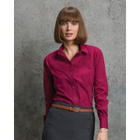 Kustom Kit Womens L/S Poplin Shirt