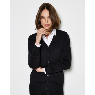 Kustom Kit Ladies V-Neck Cardigan