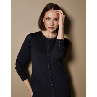 Kustom Kit Ladies Round Neck Cardigan