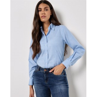Ladies' Workwear Oxford Long Sleeve Shirt