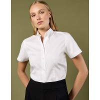 Kustom Kit Ladies S/Sleeve Oxford Shirt