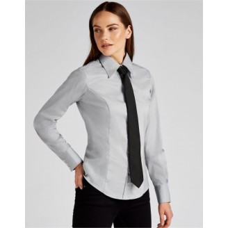 Kustom Kit Ladies L/Sleeve Oxford Shirt