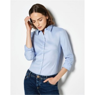 Kustom Kit Ladies Stretch Oxford Shirt