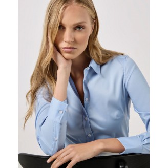 Kustom Kit Ladies Stretch Oxford Shirt