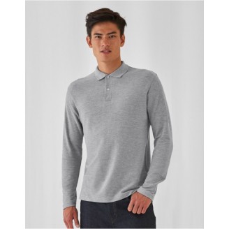 B&C ID.001 Mens Long Sleeve Polo