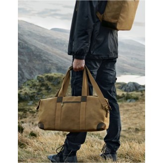 Quadra Heritage Waxed Canvas Holdall