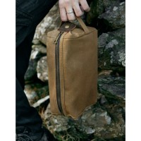 Quadra Heritage Waxed Canvas Wash Bag