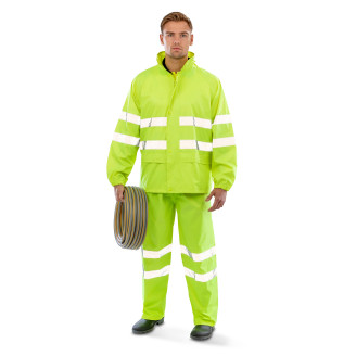 Result Safeguard Hi Vis Waterproof Suit