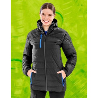 Black Compass Padded Winter Jacket