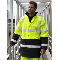 Result Safeguard Hiviz  Moterway Coat