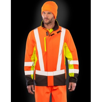 3-layer Printable 3-Tone Safety Softshell