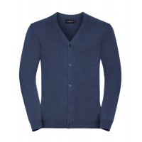 Russell Collection Mens V-Neck Cardigan